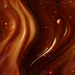 Creamy Sauce Seamless Pattern