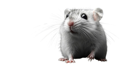 Obraz premium rat isolated on white background 