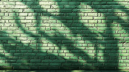 green brick wall, st patrick day background