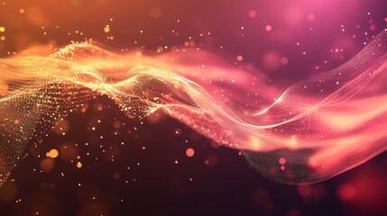 Fototapeta premium Abstract digital technology background. Innovation high-tech future, network connection, speed movement, AI, metaverse, communication, big data, data transfer, Network, cyber light trails.