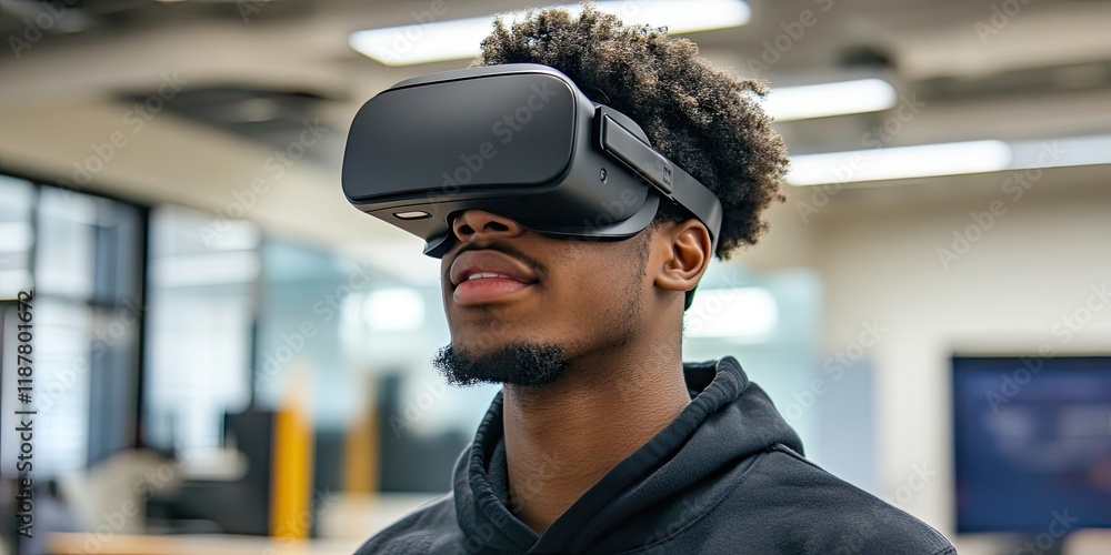 Poster an advanced learning environment equipped with immersive virtual reality tools that engage students 