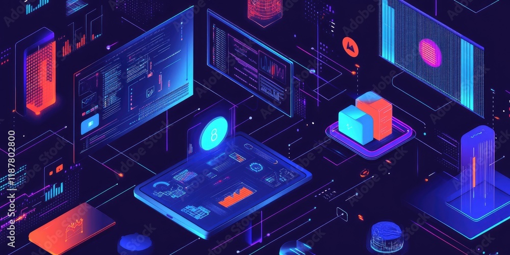 Poster a futuristic resource management system that leverages ai insights to optimize the use of informatio