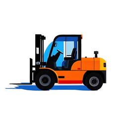 Naklejka premium Forklift 