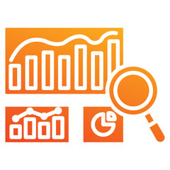 data analytics icon element for design