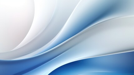 Fototapeta premium Abstract Blue and White Swirling Waves Design Background Image for Wallpaper, Website, or Presentation