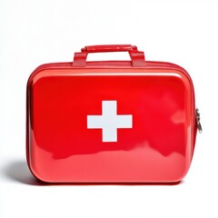 Red first-aid kit
