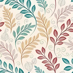 seamless floral pattern with flowers
