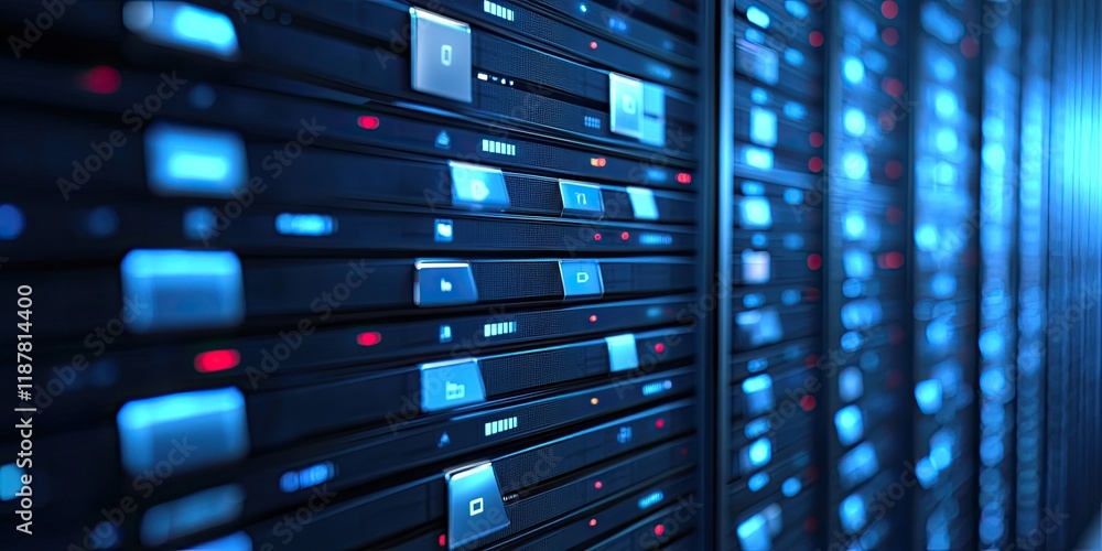 Poster an advanced information retrieval interface equipped with ai search tools for precise access.