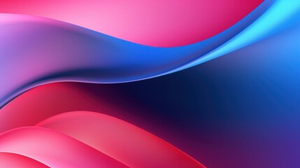 Abstract Colorful Swirling Waves Background Design  Fluid Dynamic Pink Blue Purple Gradient