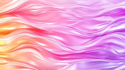 Obraz premium Abstract Pink Pastel Gradient with Holographic Texture