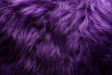 Fototapeta premium Deep purple plush fur texture background.