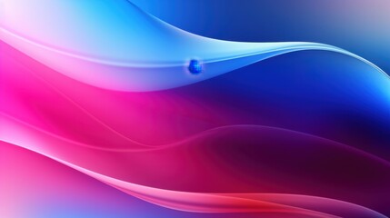 Abstract Colorful Swirls: Vibrant Pink and Blue Waves Background Image