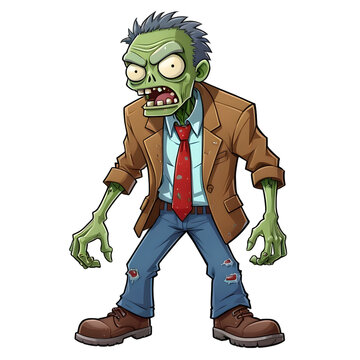 zombie with a gun