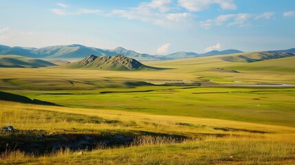 Immerse in the Grandeur: Grassland Natural Background Pictures