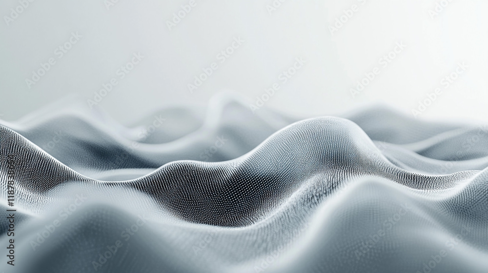 Aufkleber a tranquil scene featuring soft, undulating waves with a subtle sparkling effect, perfect for soothi