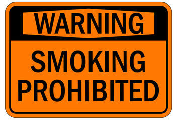 Fototapeta premium No smoking sign prohibited