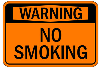 No smoking sign