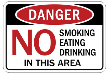No smoking sign no smoking, eating, drinking