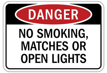 No smoking sign