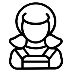 Barista Line Icon