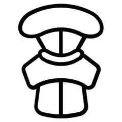 Clothes Donation Line Icon