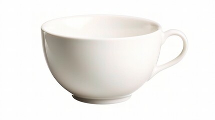 Simple White Teacup: A classic, minimalist design, this simple white teacup offers a clean and elegant aesthetic.