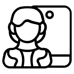 Influencer Line Icon