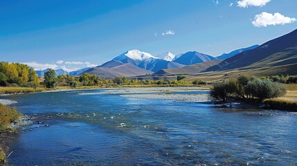 Unveiling the Serenity: River Natural Background Pictures