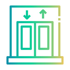 lift Line Gradient Icon