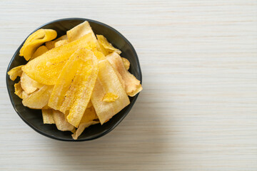 Banana Chips - fried or baked sliced banana