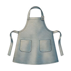 Apron isolated on transparent background