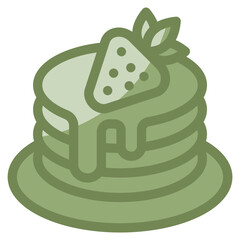 Pancakes Icon Element For Design