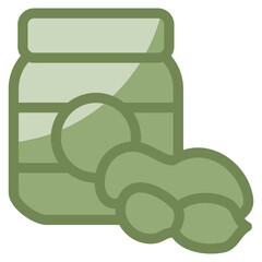 Peanut Butter Icon Element For Design