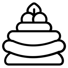Pancake Line Icon