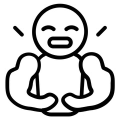 Strength Line Icon
