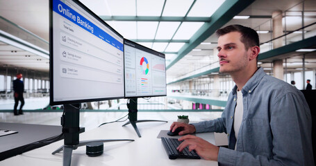 Electronic Bank Balance Statement And Transfer