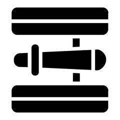 Space Station Solid Icon