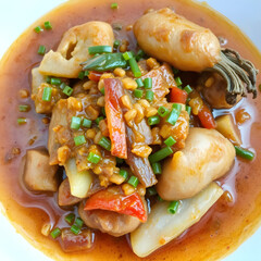 chicken and vegetable salad