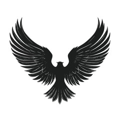 Elegant Angel Wings Clipart: Black and White Outline Design with Memorial and Spiritual Symbolism.