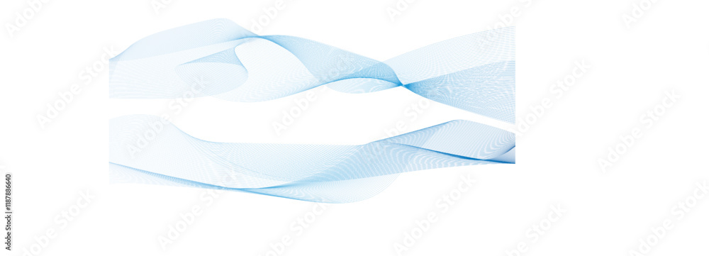 Poster colorful wave element for design. abstract line art vector background.
