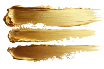 Golden paint strokes to make a background