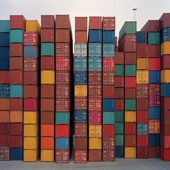 Fototapeta premium Cargo management, freight coordination, team collaboration, communication, strategic planning, organized workflow