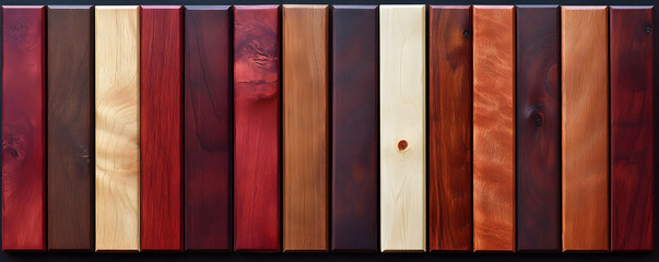 Wood Stain Color Chart: Realistic Wood Texture Image