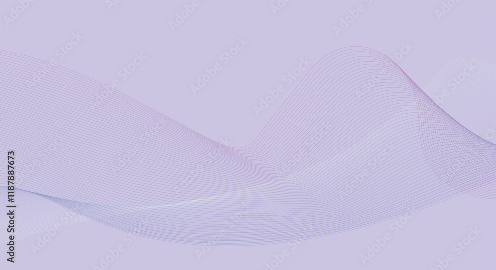 Poster abstract line art vector background. abstract colorful wave element.