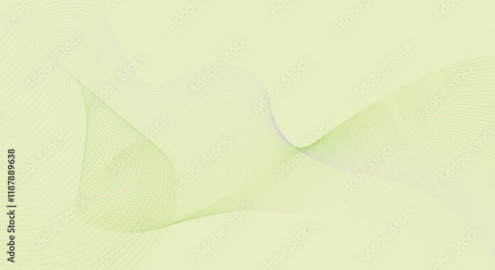 Aufkleber design elements wave of many gray lines abstract wavy stripes on white background isolated