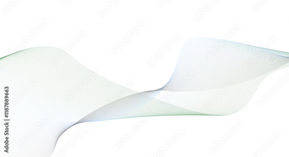 Aufkleber design elements wave of many gray lines abstract wavy stripes on white background isolated. abstract