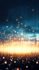 Obraz premium mesmerizing abstract background with glowing particles