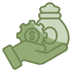 Compensation Icon Element For Design