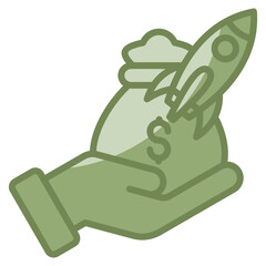 Venture Capital Icon Element For Design