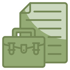 Portfolio Icon Element For Design